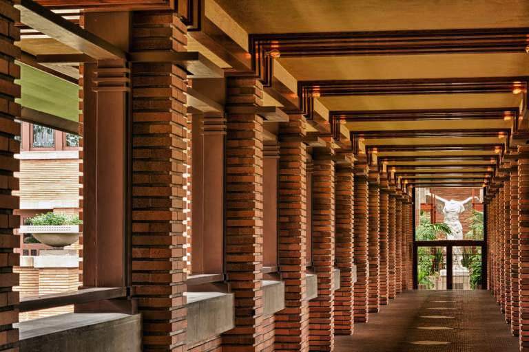 Frank Lloyd Wright's Darwin Martin House Pergola
