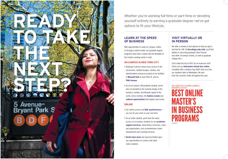 LIM Masters Degree Recruitment