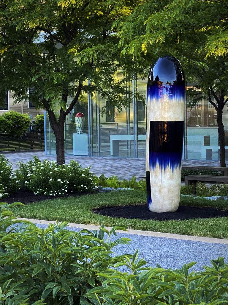 Jun Kaneko Exhibit at Frank Lloyd Wright's Darwin Martin House